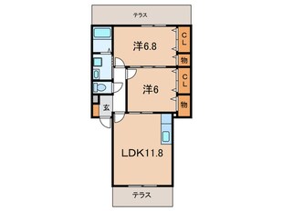 パールコーストの物件間取画像